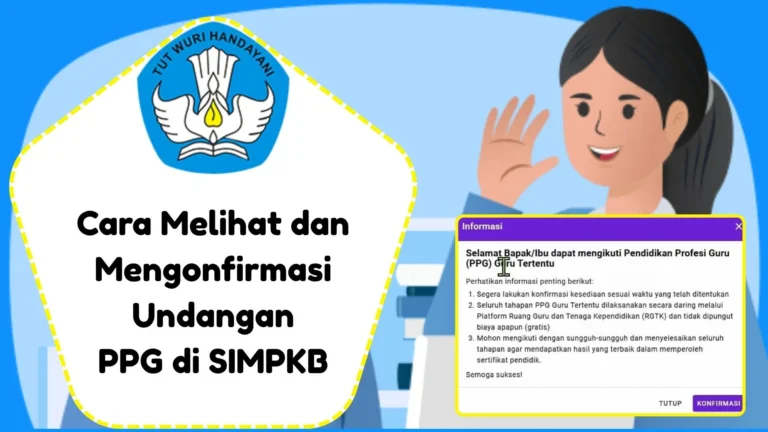 Undangan PPG di SIMPKB